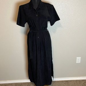 VTG Jane Ashley maxi button dress, Wm’s Sz Medium
